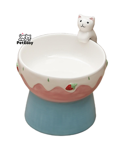 Recién superventas, accesorios para mascotas <span class=keywords><strong>de</strong></span> uso doméstico, bonito y duradero, cuenco <span class=keywords><strong>de</strong></span> cerámica Anti-negro antivuelco para perros y gatos - Product Image 5