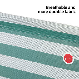 होमफुल पोर्टेबल एल्यूमीनियम समुद्र तट लाउंज कुर्सी उच्च पीठ तह समुद्र तट कुर्सी - Product Image 3