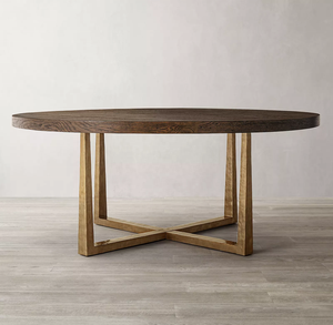 Procé<span class=keywords><strong>d</strong></span>é de forgeage américain de haute qualité Table à pieds en métal Villa club Guest house peut personnaliser les meubles de restaurant - Product Image 6