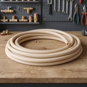 Tuyau flexible en élastomère thermoplastique non renforcé Sevitsil, couleur beige, épaisseur de paroi 2,4 mm, température de fonctionnement -30°C à +110°C, 60+/-5 SHA - Product Image 2