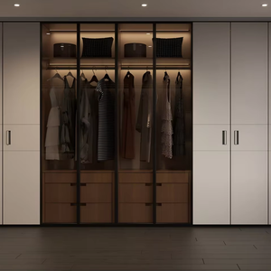 Armadio su Misura a L Angolare, Cabina Armadio Salvaspazio, Arredamento Completo per Villa e Residenze di Lusso, Design Personalizzato, Fabbrica ODM - Product Image 1