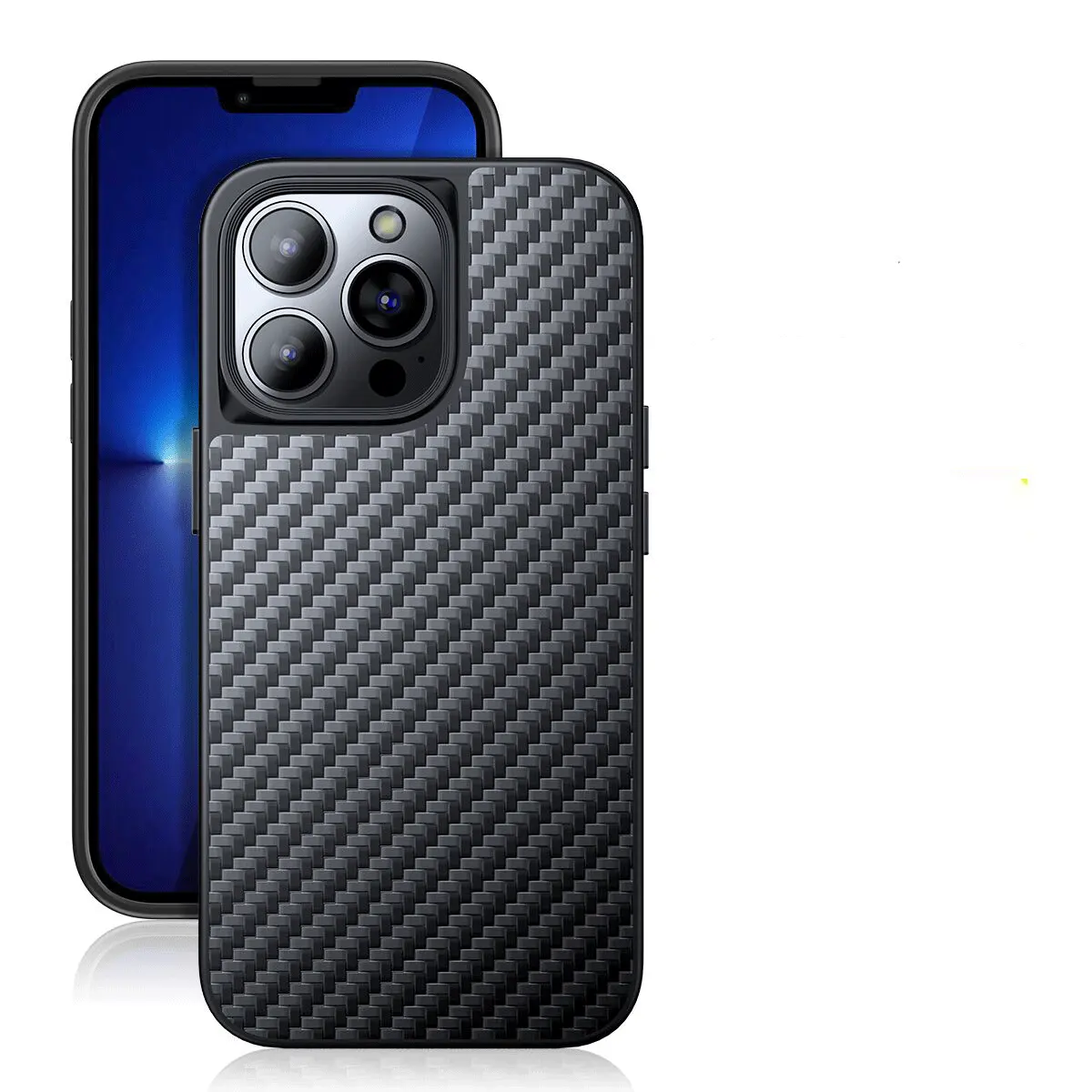 Aramid Fiber Rhinoshield Phone Case For iPhone 14 Pro Max 14 13 Case Ultra-thin Magnetic Luxury Carbon Fiber Case Cover