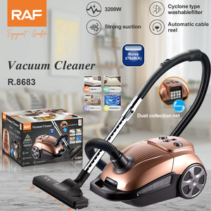 <span class=keywords><strong>Aspirateur</strong></span> à bidon RAF R.8683 3200W, réservoir de poussière 3L, filtration HEPA, enroulement automatique du cordon, forte aspiration pour matelas, tapis et nettoyage domestique - Product Image 2