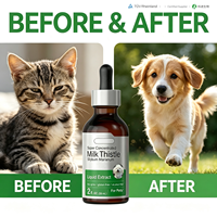 Suplemen Cair CoQ10 untuk Anjing & Kucing - Dukungan Imunitas & Detoksifikasi Hati, Penyerapan Cepat & Botol Aman, Bebas Biji-bijian