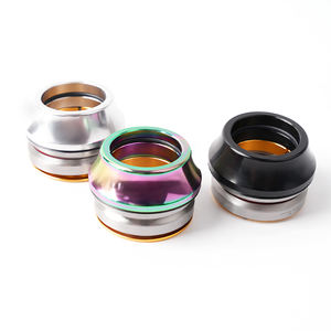 HS02 Bmx Racing Headset CNC Sealed Bearing 44-56mm Headset pour 28.6mm Tapered Tube Fork S'adapte également au Dirt Jumper Tapered - Product Image 2