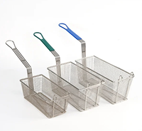 Panier à frire en maille pour cuisine avec poignée, panier à frites, panier à frire en acier inoxydable 201