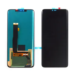 KULI LCD Seluler Kualitas Asli untuk Huawei Mate20pro Digitisasi Layar Sentuh Pengganti Kaca Permukaan Lengkung