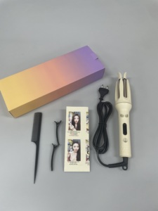<span class=keywords><strong>Fer</strong></span> <span class=keywords><strong>à</strong></span> <span class=keywords><strong>boucler</strong></span> automatique LED anti-emmêlement 28 mm, <span class=keywords><strong>fer</strong></span> <span class=keywords><strong>à</strong></span> friser électrique rotatif portable intelligent <span class=keywords><strong>à</strong></span> 4 températures, boucleur professionnel - Product Image 5