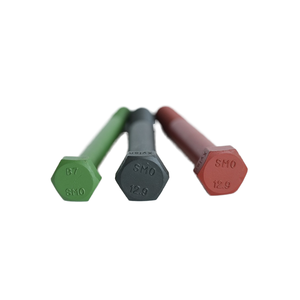 Vis hexagonales à tête plate en acier au carbone de classe 10.9 et 12.9 à haute résistance DIN931, zinguées, outils de quincaillerie - Product Image 3