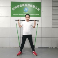 Barre de pilates personnalisée Gymarts avec élastique avec mousqueton pour l'entraînement
