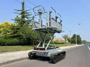 Plate-forme de cueillette hydraulique à essence la plus vendue <span class=keywords><strong>mini</strong></span> dumper à chenilles pour verger de fruits cueilleur de pommes verger d'orangers - Product Image 2