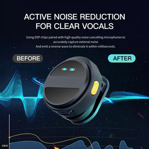 Microphone cravate sans fil à condensateur numérique magnétique K9 avec suppression du bruit pour l'enregistrement vidéo sur iPhone et Android - Product Image 6