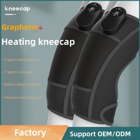 Masajeador de rodilla digital de tercera generación K3, 5 niveles de calor, 7 modos de masaje, calefacción de grafeno, tipo C magnético recargable