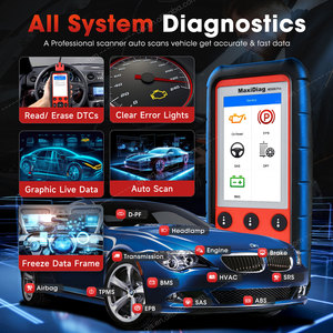Escáner OBD2 para Automóviles MaxiDiag MD808 PRO, Lector de Códigos de Vehículos, Herramienta de Diagnóstico Completo del Sistema, Versión Mejorada de MD806 PRO MD806 MD802 - Product Image 3