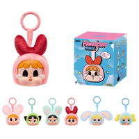 Original Crybaby Powerpuff Filles Série Vinyle En Peluche Poupée Pendentif Porte-clés Aléatoire Figurines Collection Popmart Boîte Aveugle