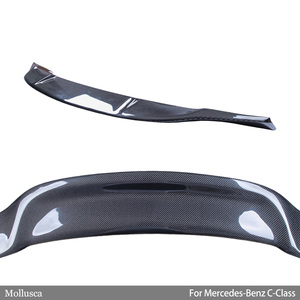 สปอยเลอร์หลังคาร์บอนไฟเบอร์ทรง R สำหรับรถเบนซ์ C-Class W204 C204 Coupe 2 ประตู ปี 2007-2014 - Product Image 4