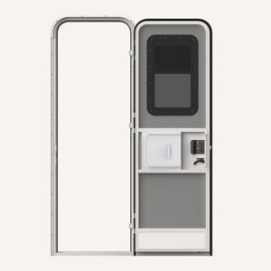 Puerta de Entrada para <span class=keywords><strong>Caravana</strong></span> de Aleación de Aluminio de 26" x 72", Estilo Americano para Autocaravanas, Remolques y Repuestos de RV - Product Image 3
