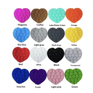 Heart-Shaped Double-Sided Thick-Type Silicone Suction Cup <b>Phone</b> Holder Waterproof Moisture-proof Available in Humid Environments - Product Image 2
