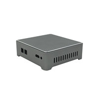 Custom Variable Thickness Aluminum Full Tower Computer Case Fanless Custom Color Side Panel Stock N03 for 12x12cm 10x10cm PCBA