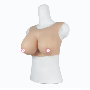 Prótesis de Senos de Silicona con Cuello Redondo, Formas de Senos Falsos con Pechos Grandes para Cosplayer, Crossdresser, Drag Queen - Product Image 2