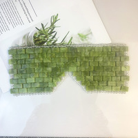 100% naturel fait à la main Anti-âge Xiuyan Jade masque pour les yeux Jade pierre masque facial soins de santé