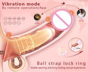 Tragbarer Sex-<span class=keywords><strong>Dildo</strong></span> für Paare, Sexspielzeug zur weiblichen Masturbation, Penisverlängerung für Männer, tragbarer <span class=keywords><strong>Dildo</strong></span>, Männer-<span class=keywords><strong>Dildo</strong></span> - Product Image 6