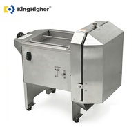 Commerciële elektrische bananen snijmachine, verstelbare plantain chips snijder, industriële fruit snijmachine, multi-snijder