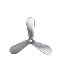 Hélice en acier inoxydable à 3 pales, type ouvert, soudée, pour pompe à eau et pièces de rechange de mélangeur, vente en gros