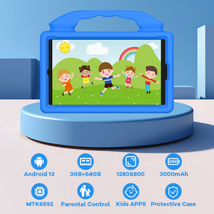 Tableta Educativa para Niños de 8 Pulgadas, MTK Quad Core 1.2GHz, <span class=keywords><strong>3</strong></span>+64G, Tarjeta SIM, Llamadas Telefónicas, Android 13, Nueva Tableta Infantil - Product Image 2