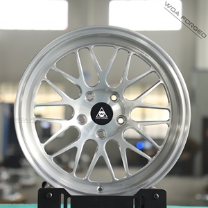 ล้อแม็กซ์ WOA FORGED ขอบ 17 18 19 20 21 นิ้ว แบบฟูลบรัชสีเงิน ดีไซน์เรโทรเมช 4x100/5x100/5x112/5x114.3 5x120 สำหรับรถยนต์นิสสัน ซิลวิโอ S13/S14/S15 - Product Image 4