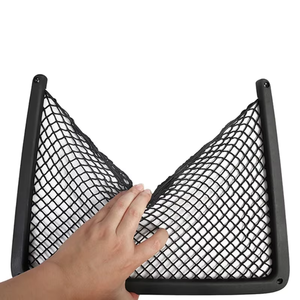 Accesorios de Interior de <span class=keywords><strong>coche</strong></span> asiento trasero cadena trasera red malla almacenamiento bolsillo Auto organizador para <span class=keywords><strong>Audi</strong></span> A4 B8 A5 Q3 <span class=keywords><strong>A3</strong></span> A6 C7 Q5 B9 Q7 - Product Image 3