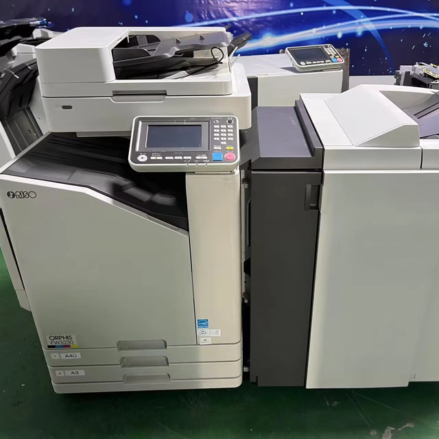 Good Quality Used Refurbished Risos FW5230 A3 Digital Duplicator High-Speed Color Output Print/Copy/Scan/Fax Machine