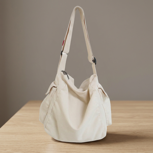 Fashion Cotton Messenger Tote <b>Bag</b> for Women Geometric Boho Pattern Zipper Closure <b>Medium</b> <b>Size</b> Custom Design Shopping Travel <b>Bag</b> - Product Image 4