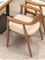 Combinaison de chaises de table en bois massif sur mesure pour restaurants restauration cafés Western Barbecue Hot Pot Shops Single Booth Sofa