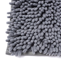 Paillasson ultra fin en fibre néoprène corail polaire Super absorbant antidérapant tapis de chambre à coucher moulage de qualité poil court
