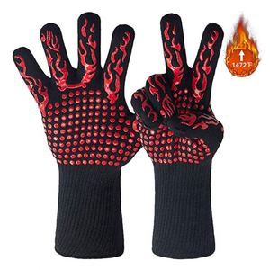 Las Mejores Guantes de Cocina Resistentes al Calor para Barbacoa, Guantes de Silicona para Horno y Microondas - Product Image 5