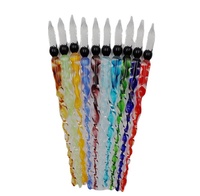 Venta al por Mayor 2026: Juego de Plumas de Vidrio Pyrex para Estudiantes, Escritura Suave, Pluma Estilográfica Elegante con Punta de 1.2 mm, Logotipo Personalizado