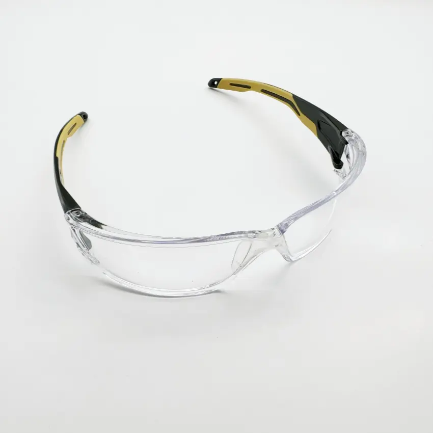 Eye Protection for Over The Glass Polycarbonate Clear Anti-Fog Lens Safety Glasses with Clear Lens ANSI Z87.1