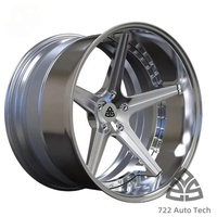Jantes 722Auto personnalisées en deux parties, concaves profondes, en alliage d'aluminium forgé, pour voitures particulières Mercedes-Benz CLS CL