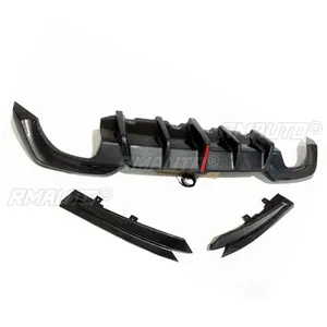 For BMW G20 2020-2022 Body Kit BMW G20 Rear Bumper Spoiler Real Carbon Fiber Sport Style Diffuser <b>Splitter</b> Car Accessories - Product Image 6