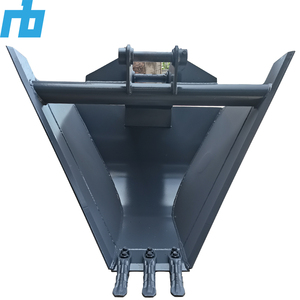 Máy Xúc Tập Tin Đính Kèm Hình Thang Xô Làm Sạch Hệ Thoát Nước Hẹp Rãnh Xô Digger <span class=keywords><strong>V</strong></span> Loại Mương Xô Cho Bán - Product Image 1