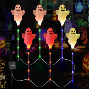 ליל כל הקדושים אימה דלעת הוביל רצפה להכניס מנורה חיצונית עמיד למים מרפסת גן מדשאה - Product Image 2