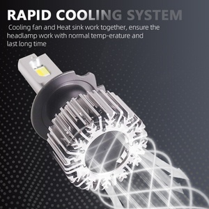 หลอดไฟหน้ารถยนต์อัจฉริยะ Sanvi App Control V5pro ปรับสีได้ 70w Led H1 H3 H4 H11 9006 9005 9012 H7 - Product Image 5