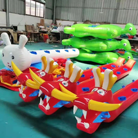 Ensemble de jeux gonflables pour le team building, équipement de course et de divertissement en plein air pour enfants et adultes, jeux gonflables Dragon Boat/Bowling/Ball