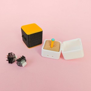 <b>Ring</b> Box Clicker Keychain 3D Printed <b>Fidget</b> Clicker Stress Relief Pendant - Product Image 4