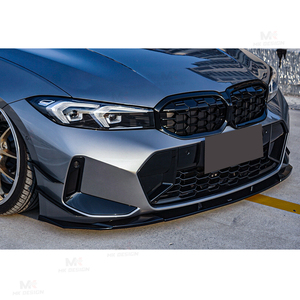Spoiler sul mento del paraurti anteriore in stile VTEN per <span class=keywords><strong>BMW</strong></span> <span class=keywords><strong>3</strong></span> <span class=keywords><strong>serie</strong></span> G20 G28 Lci 2023 + lucidi neri per spaccalegna anteriore - Product Image 6