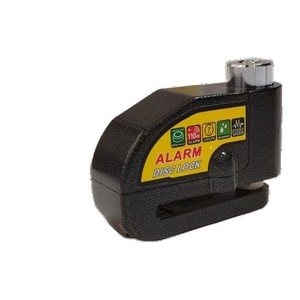 Alarme <span class=keywords><strong>antivol</strong></span> portable 110 dB pour vélo, <span class=keywords><strong>câble</strong></span> confortable en acier et alliage de zinc avec clés pour vélo, moto, frein à disque - Product Image 1