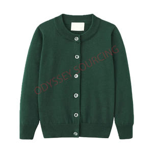 Jersey con botones para niños de invierno duradero, suéter con botones reforzados, 100% algodón, colores vibrantes para niños activos, aventuras al aire libre - Product Image 1