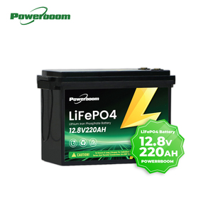 แบตเตอรี่ลิเธียมไอออนพลังงานแสงอาทิตย์ Powerboom 12v 200ah 12 โวลต์  12.8v 220ah 2.5kwh ระบบจัดการแบตเตอรี่ (BMS)  แบบ Deep Cycle - Product Image 1