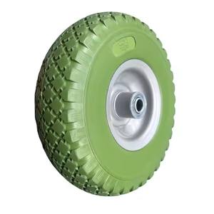 10 ''12'' 13 ''14'' 16 ''Roue de chariot en polyuréthane solide sans plat en mousse Pu colorée avec jante en métal/plastique - Product Image 5